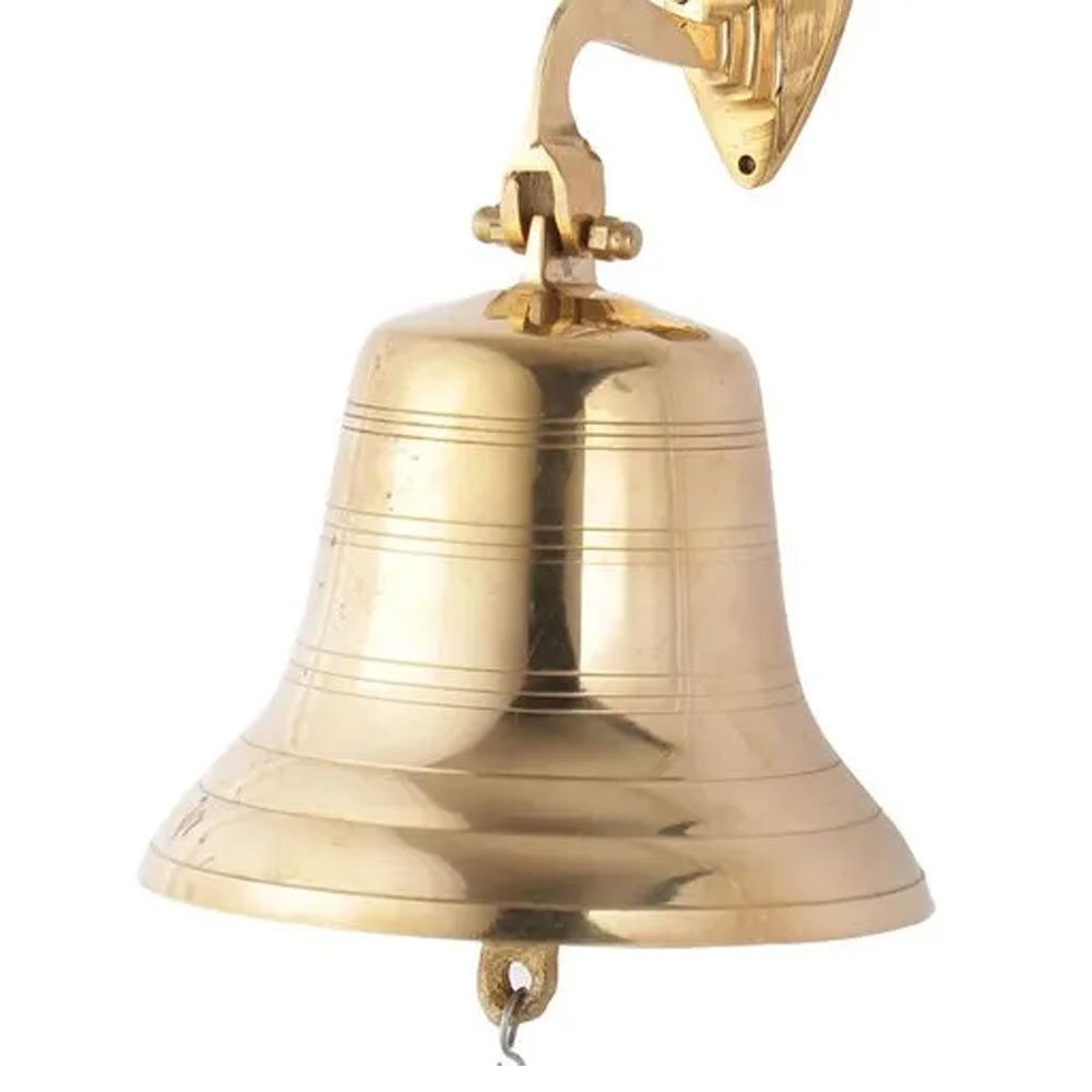 Hanging Brass Bell (Big) view
